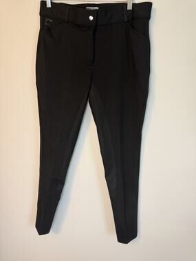 Riding Sport Schooling Full-Seat Breech Black Women's US Sz 34 XL NWT